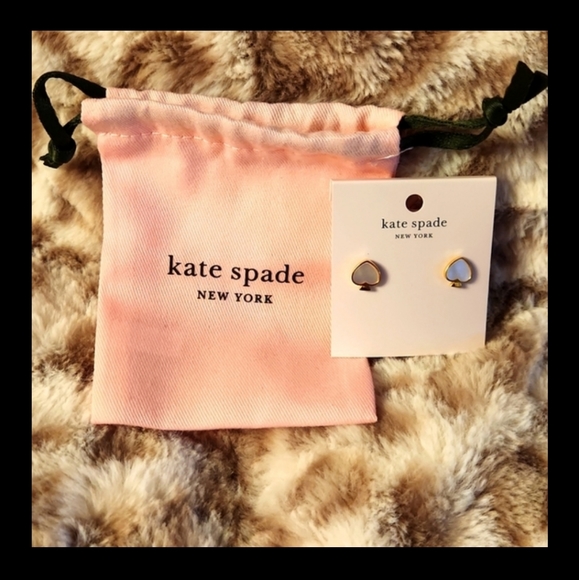 "Signature Spade" Kate Spade Studs - Picture 5 of 5